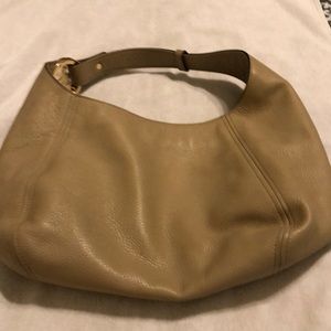 Michael Kors cream color hobo bag